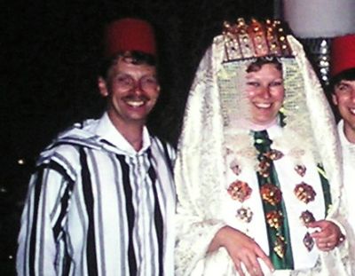 A Moroccan wedding ceremony